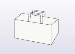 プラスチックデザインバッグ（折詰用）