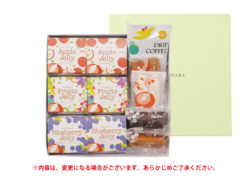 焼菓子とODAWARAフルーツゼリーのギフト